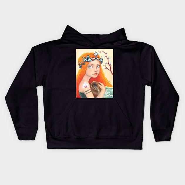 Aquarius Kids Hoodie by TanyaBondArt